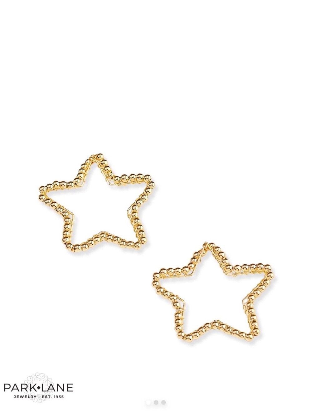 Park Lane Gold Bright Star Earrings
